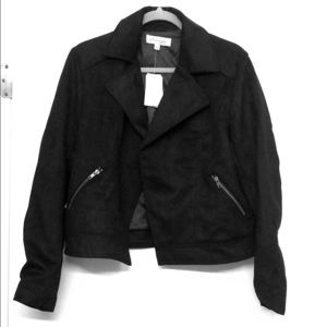 Philosophy Black Suede Jacket Size Large